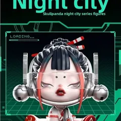 Skull Panda mô hình chính hãng Pop Mart- Hàng đã bóc- Không hộp
