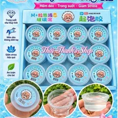 Slime-Slam thuỷ tinh trong suốt siêu mềm dẻo Ông Già