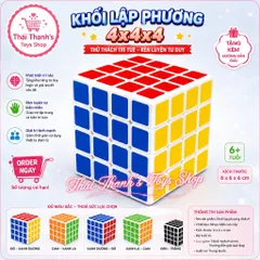 Thái Thanh's Shop Khối Rubik 4x4x4 Đa Màu Sắc - Phát Triển Tư Duy & Kỹ Năng - Chất Liệu ABS Cao Cấp - Sản Phẩm Giải Trí