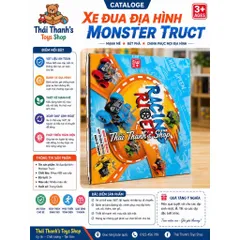 Đồ chơi nhựa Xe đua địa hình, bóc đầu an toàn, vượt dốc cực mạnh