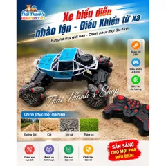 Xe Đua RC 360° Nhào Lộn Điều Khiển 2.4GHz Bánh Xe Đa Hướng Chinh Phục Mọi Địa Hình