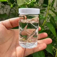 Slime-slam thuỷ tinh trong suốt mềm dẻo dai