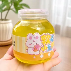 Slime-slam nước trong suốt có màu-hộp hình thỏ