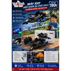 Drone Fighter Bay Đa Hướng Thiết Kế Mạnh Mẽ Đèn LED Siêu Sáng An Toàn Cho Trẻ Em
