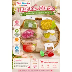 Kẹp tóc-Cạp tóc Bộ sưu tập trái cây siêu độc lạ