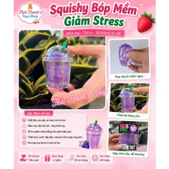 Squishy bóp mềm giảm stress hình ly nước-Đồ chơi giải toả căng thẳng