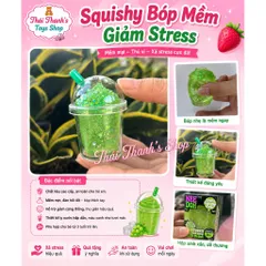 Squishy bóp mềm giảm stress hình ly nước-Đồ chơi giải toả căng thẳng
