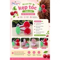 Kẹp tóc-Cạp tóc Bộ sưu tập trái cây siêu độc lạ