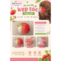 Kẹp tóc-Cạp tóc Bộ sưu tập trái cây siêu độc lạ