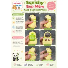 Thái Thanh's Shop - Mẫu Capybara- Bóng Mềm Mịn PU Cao Cấp Kích Thước 10x6x5cm Mẫu Sắc Tươi Sáng Tăng Chăm Siêu Thư Giãn