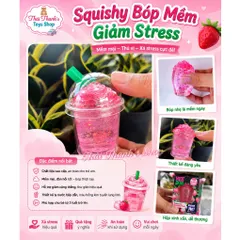 Squishy bóp mềm giảm stress hình ly nước-Đồ chơi giải toả căng thẳng