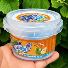 Slime-Slam basic hình xô trà sữa, xô rau câu