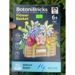 Bộ lắp ráp mô hình hoa nhựa DIY-Đồ chơi nhựa