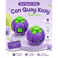 Con quay xoay-Đồ chơi nhựa an toàn, vui nhộn, thú vị dành cho trẻ em