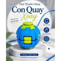 Con quay xoay-Đồ chơi nhựa an toàn, vui nhộn, thú vị dành cho trẻ em
