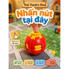Con quay xoay-Đồ chơi nhựa an toàn, vui nhộn, thú vị dành cho trẻ em