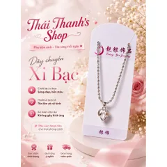 Dây chuyền (Dây xoắn) xi bạc - Trang sức thời trang tinh tế dành cho mọi lứa tuổi