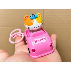 Móc Khóa Xe Có Đèn LED Siêu Sáng Móc Khóa Tiện Lợi Chất Liệu An Toàn Nhấn Nút Để Xe Phát Sáng Và Chạy Vui Nhộn