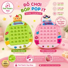 Thái Thanh's Toys Shop Đồ Chơi Bóp Pop It - Stress Relief Silicone Cao Cấp An Toàn Cho Trẻ Em