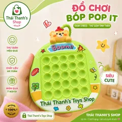 Thái Thanh's Toys Shop Đồ Chơi Bóp Pop It - Stress Relief Silicone Cao Cấp An Toàn Cho Trẻ Em