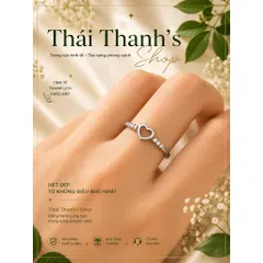 Nhẫn xi bạc-Trang sức thời trang dành cho trẻ em