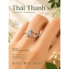 Nhẫn xi bạc-Trang sức thời trang dành cho trẻ em
