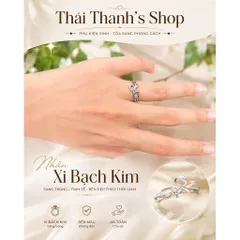 Nhẫn xi bạc-Trang sức thời trang dành cho trẻ em