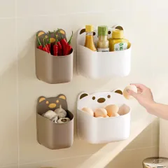 Hộp đựng đồ treo tường hình gấu NGHIỆN NHÀ Kệ đựng Chìa Khóa, Điện Thoại, Mỹ Phẩm, kệ nhà bếp đa năng