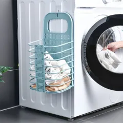 [ TẶNG MÓC TREO] Combo 2 giỏ đựng đồ gấp gọn thông minh NGHIỆN NHÀ, giỏ treo tường đựng quần áo đồ dùng nhà tắm