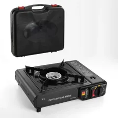 Bếp ga mini du lịch, bếp gas sản xuất bằng thép không gỉ chịu nhiệt độ cao chống cháy nổ, nhỏ gọn an toàn, tiện lợi