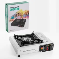 Bếp ga mini du lịch, bếp gas sản xuất bằng thép không gỉ chịu nhiệt độ cao chống cháy nổ, nhỏ gọn an toàn, tiện lợi