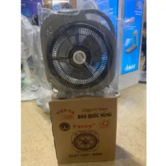 Quạt Hộp Để Bàn NGHIỆN NHÀ Size Lớn - Quạt Tản Gió Điện Cơ Gió mạnh,chạy êm, Quạt để bàn