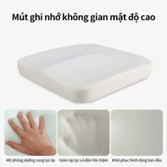 Đệm Ngồi Cao Su Non Siêu Đàn Hồi, Đệm Lót Ghế Chống Đau Xương Cụt, Giảm Đau Ê Mông