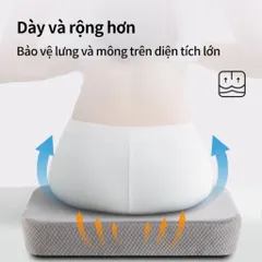 Đệm Ngồi Cao Su Non Siêu Đàn Hồi, Đệm Lót Ghế Chống Đau Xương Cụt, Giảm Đau Ê Mông