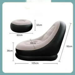 Ghế hơi Tựa Lưng,Ghế Bơm Hơi,sofa hơi Kiểu Dáng Hàn Quốc Bọc Nhung Mềm Mại