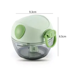 Máy Xay tỏi cầm tay NGHIỆN NHÀ  Máy xay mini đa năng 3 lưỡi dao kéo tay, xay tỏi ớt hành, xay rau củ quả