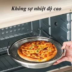Set Khay Kèm Đĩa, Vỉ Lưới Lọc Dầu NGHIỆN NHÀ  Chất Liệu INOX 304,Dùng Trong Chiên Xào, Bỏ Dầu Thừa Hiệu Quả