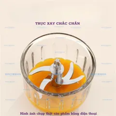 [Mẫu Mới] Máy Xay Đa Năng NGHIỆN NHÀ Cối Thủy Tinh Dày Bền 2 Lưỡi Inox Xay Sinh Tố, Thịt, Cua, Cá