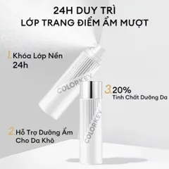Xịt Khóa Makeup Colorkey Trắng Dưỡng Ẩm Lâu Trôi Spray 100ml [hàng nhập khẩu full vat]