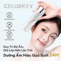 Xịt Khóa Makeup Colorkey Trắng Dưỡng Ẩm Lâu Trôi Spray 100ml [hàng nhập khẩu full vat]