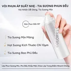 Xịt Khóa Makeup Colorkey Trắng Dưỡng Ẩm Lâu Trôi Spray 100ml [hàng nhập khẩu full vat]