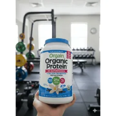 Bột đạm thực vật hữu cơ hương VANI 1200g, 1.24kg Orgain Organic Protein Plant Based Protein Power