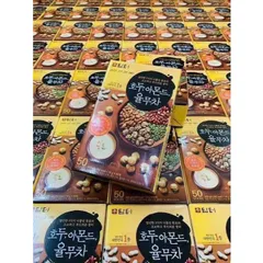 Bột Ngũ Cốc Dinh Dưỡng Hạt Óc Chó, Hạnh Nhân & Ý Dĩ Damtuh Hàn Quốc (Hộp 50 gói)