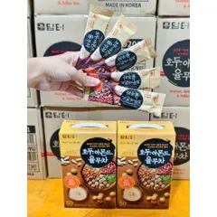 Bột Ngũ Cốc Dinh Dưỡng Hạt Óc Chó, Hạnh Nhân & Ý Dĩ Damtuh Hàn Quốc (Hộp 50 gói)