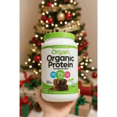 Bột Protein Hữu Cơ Orgain Organic Protein Vị Socola Đậm Đà Bổ Sung 21g Đạm Thực Vật Nuôi Cơ (Hũ 918g - 920g)