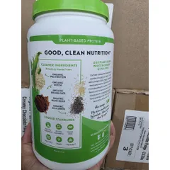 Bột Protein Hữu Cơ Orgain Organic Protein Vị Socola Đậm Đà Bổ Sung 21g Đạm Thực Vật Nuôi Cơ (Hũ 918g - 920g)