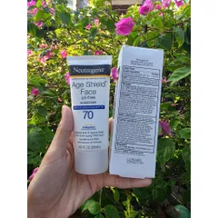 CAM KẾT CHÍNH HÃNG USA Kem chống nắng chống lão hoá Neutrogena Age Shield Face Oil-free Sunscreen SPF70 (88ml)