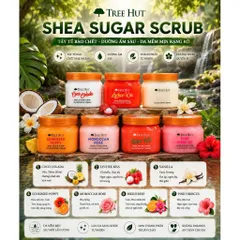Tẩy Mịn Da Toàn Thân Tree Hut Shea Sugar Scrub 510g Chính Hãng