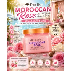 Tẩy Mịn Da Toàn Thân Tree Hut Shea Sugar Scrub 510g Chính Hãng
