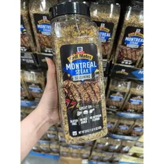 [HÀNG MỸ] Gia Vị Ướp Bít Tết Montreal Steak McCormick Grill Mates (Chai Lớn 822g - 29 OZ)